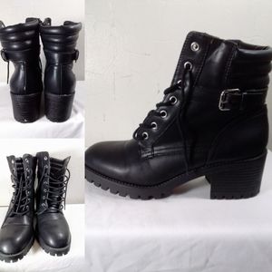 Steve Madden Chunky Heel Combat Boot